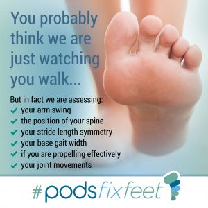 You probably think we are just watching you walk #Podsfixfeet