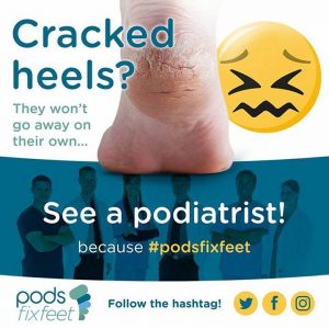 Cracked heels? See a Podiatrist